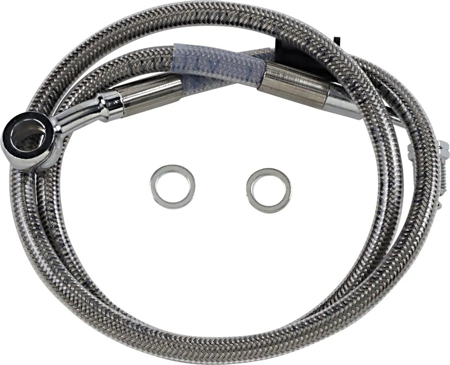 harley-davidson street bob [ESPECIALIDADES DE ARRASTRE] – Línea de freno extendida de acero inoxidable