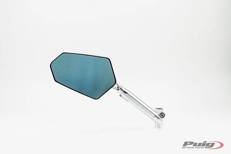 HARLEY-DAVIDSON SPORTSTER S RH 1250 S [2025] - Espejo retrovisor PUIG Explorer izquierdo | Aluminio anodizado / negro | PUIG 014DN