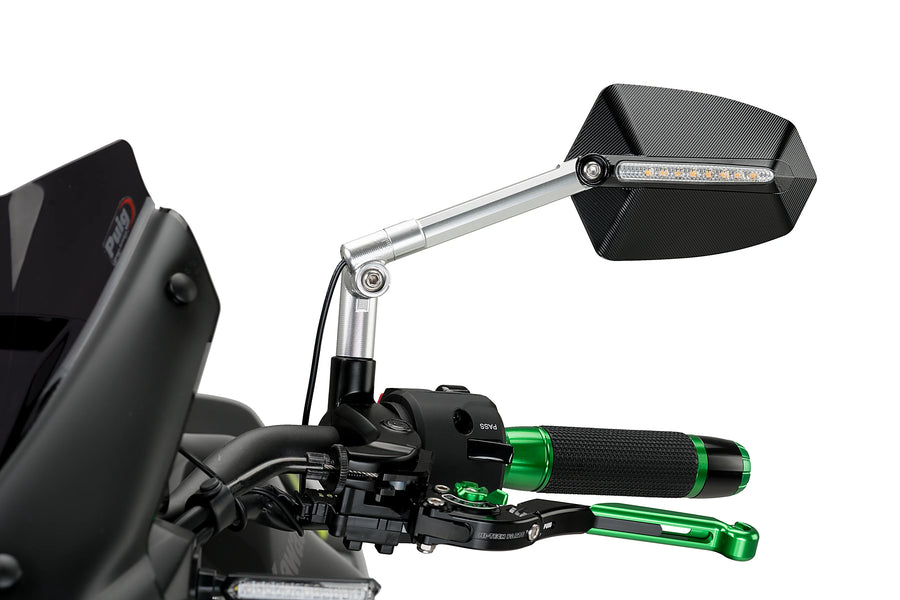 HARLEY-DAVIDSON SPORTSTER S RH 1250 S [2025] - GTI Rückspiegel links | Aluminium eloxiert / Schwarz | PUIG 016DN