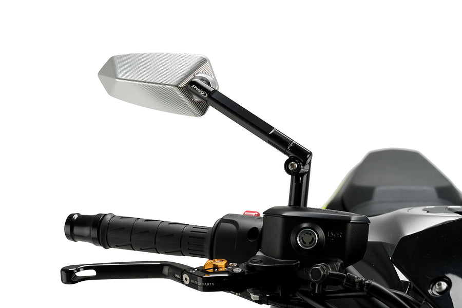 HARLEY-DAVIDSON SPORTSTER S RH 1250 S [2025] - Espejo retrovisor derecho F1.1 | Negro / aluminio anodizado | PUIG 017ND