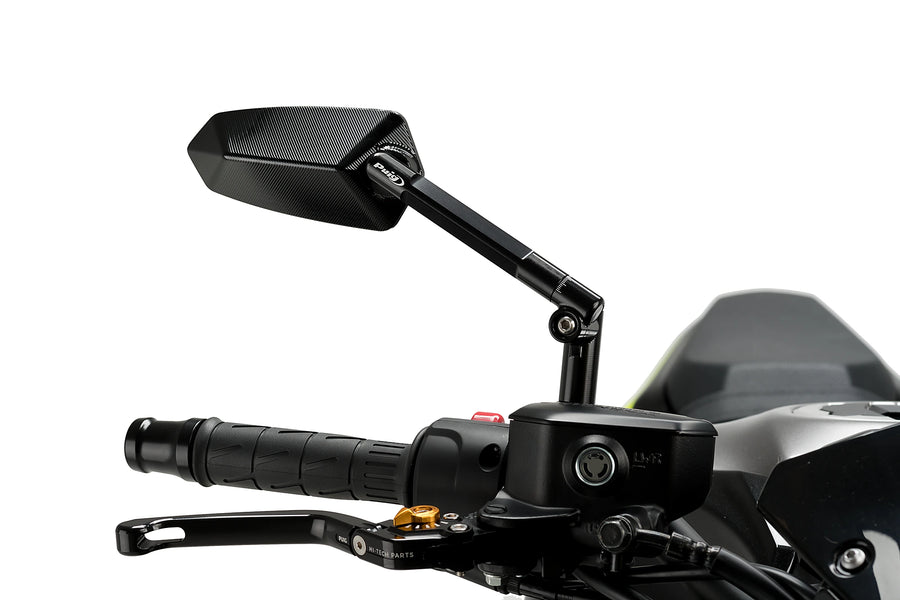 HARLEY-DAVIDSON SPORTSTER S RH 1250 S [2025] - Espejo retrovisor derecho F1.1 | Negro / Negro | PUIG 017NN