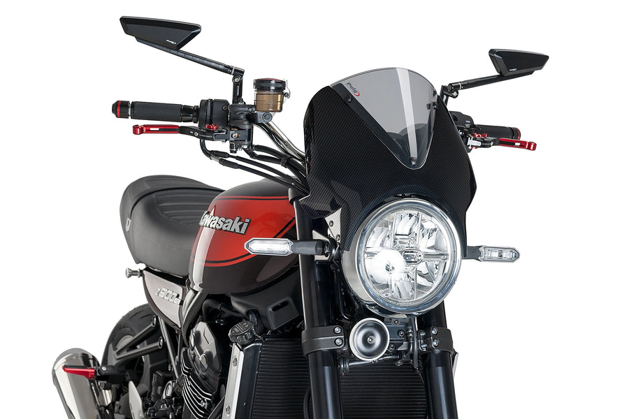 KAWASAKI Z 900 RS SE [2025] - Cúpula PUIG Vision | Aspecto carbono / tintado | PUIG 024CH