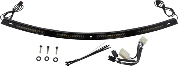 Harley Davidson Flhtcui [DINÁMICA PERSONALIZADA] - Embellecedor del parabrisas tipo murciélago LED dinámico Genesis® 4