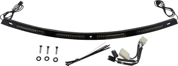 Harley Davidson Flhtcui [DINÁMICA PERSONALIZADA] - Embellecedor del parabrisas tipo murciélago LED dinámico Genesis® 4