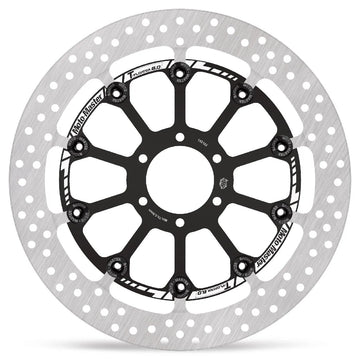 Bmw Hp 4 1000 [2013-2014] - Disco de freno T-Floater serie HALO - superficie: plata, acero inoxidable - foto 1
