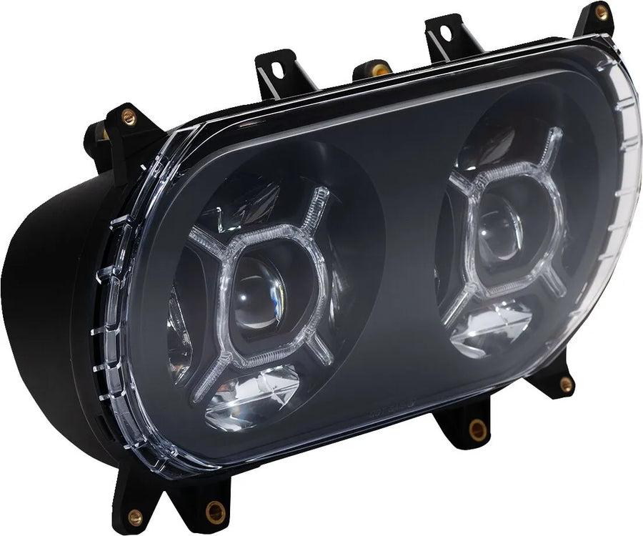 harley davidson fltruse [DINÁMICA PERSONALIZADA] – Faro LED doble X