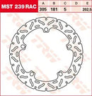 Bmw R 1200 C ABS (0424) [2001-2003, 2005] - Disco de freno fijo redondo – foto 9