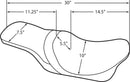 harley davidson flhri [ESPECIALIDADES DE ARRASTRE] - Asiento Predator para 2 personas-4