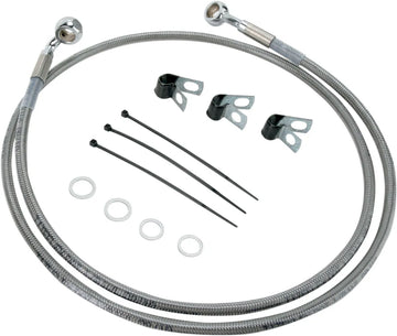 harley davidson flst [ESPECIALIDADES DE ARRASTRE] - Kit de línea de freno extendida de acero inoxidable