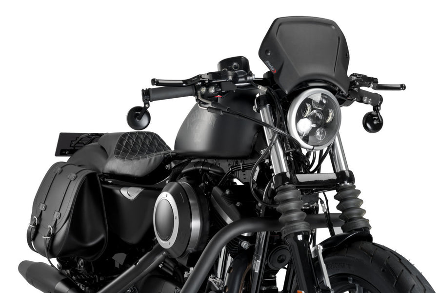 HARLEY DAVIDSON SPORTSTER 883 IRON XL 883 N [2012] – PLACA FRONTAL ALU – NEGRO