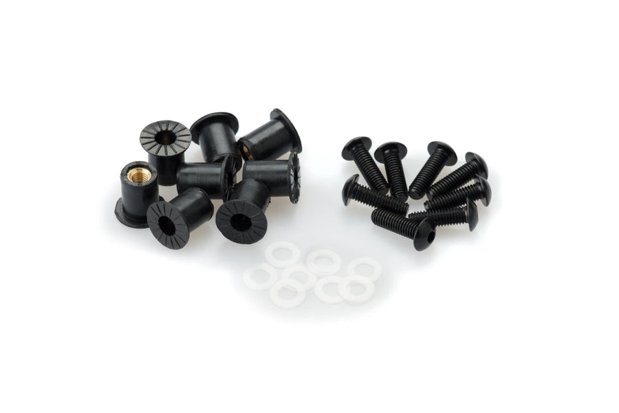 KTM RC 390 [2025] – Kit de tornillos de disco anodizados – Negro