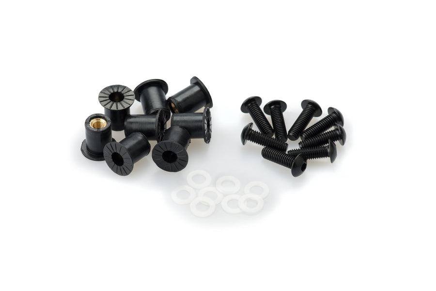 KTM RC 390 [2025] – Kit de tornillos de disco anodizados – Negro