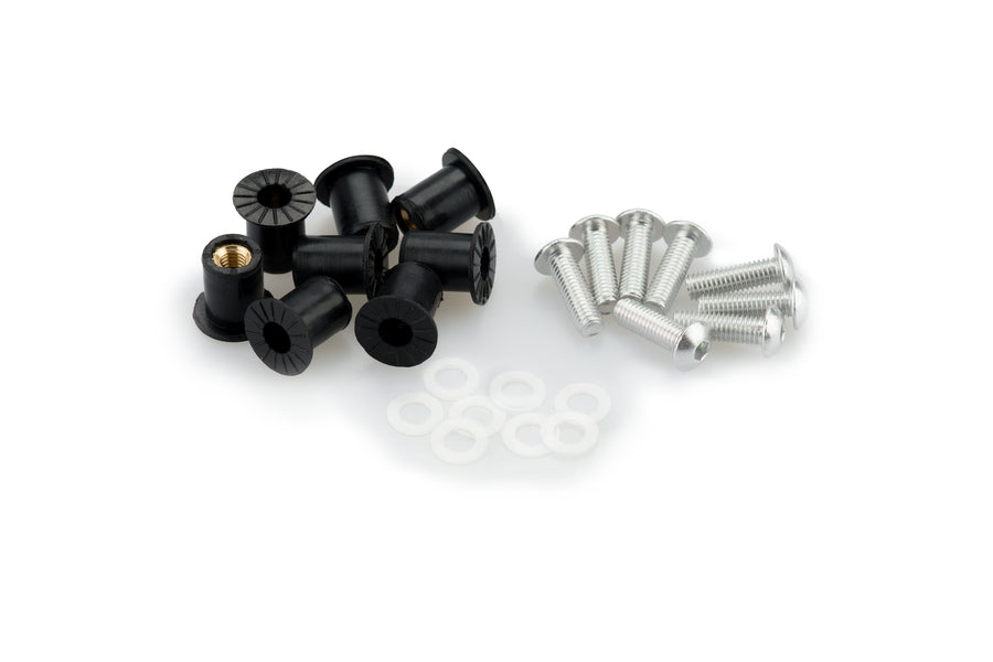 KTM RC 390 [2025] – Kit de tornillos de disco anodizados – Negro