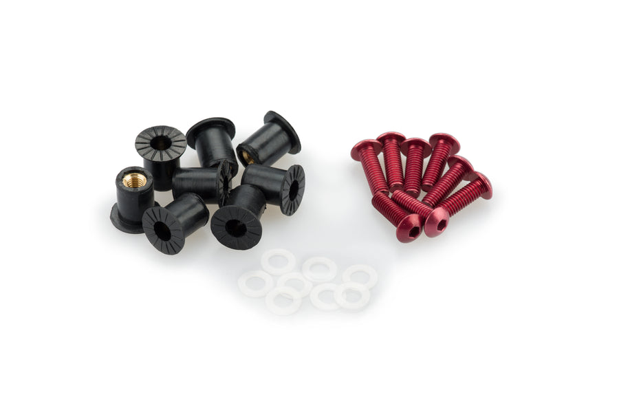 KTM RC 390 [2025] – Kit de tornillos de disco anodizados – Negro