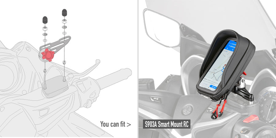 Honda CRF 1000 L Africa Twin Adventure Sports [2018-2019] - Kit de montaje Smart Mount RC S903A