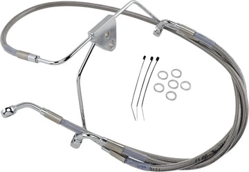 harley davidson flhtcui [ESPECIALIDADES DE ARRASTRE] - Kit de línea de freno extendida de acero inoxidable