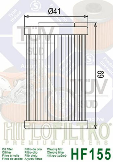 Husqvarna 701 Vitpilen [Hiflofiltro] - Filtro de aceite - 0
