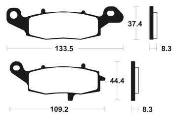 Suzuki Intruder 1500 VL [Tecnium] - pastillas de freno - 0