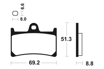 Yamaha Tracer 9 [TECNIUM] - Pastillas de freno de metal sinterizado de carreras profesionales - MSR134