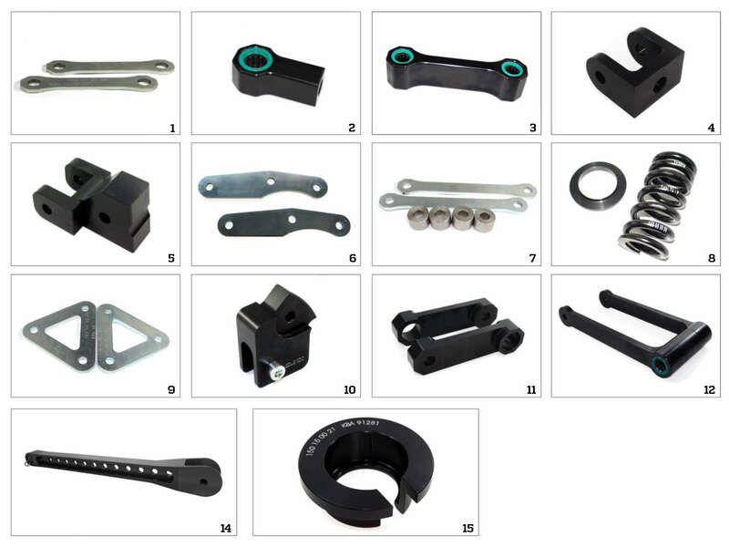 Suzuki GT 250 x7 [Tecnium] - Kit de colocación más alta