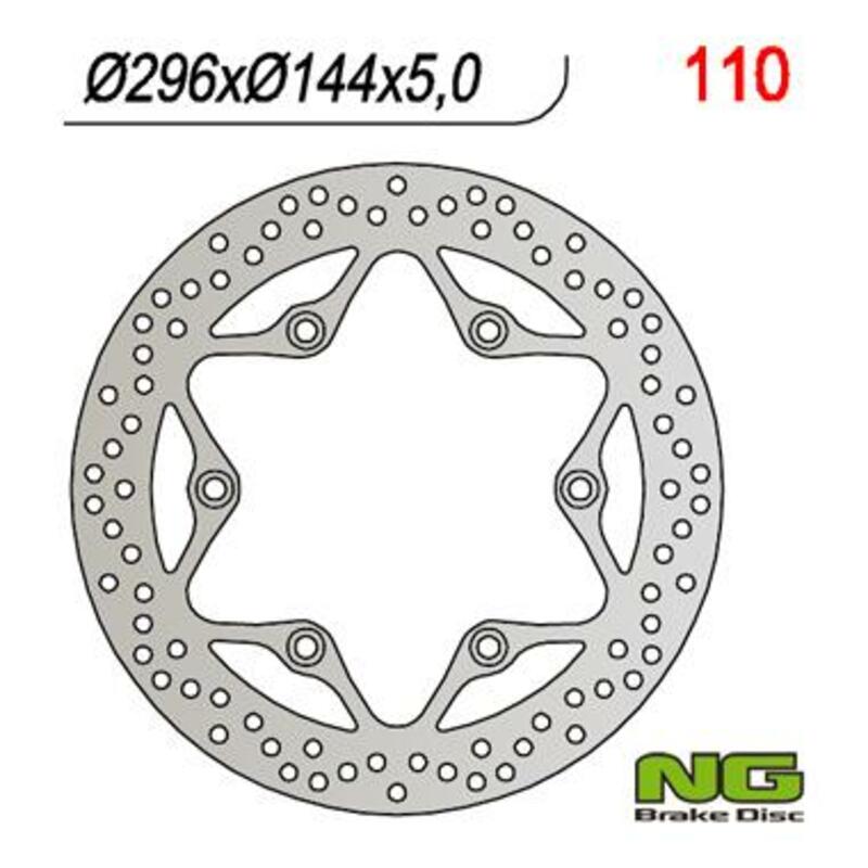 Honda Vt 750 C2 [NG BRAKE DISC] - disco de freno rígido redondo