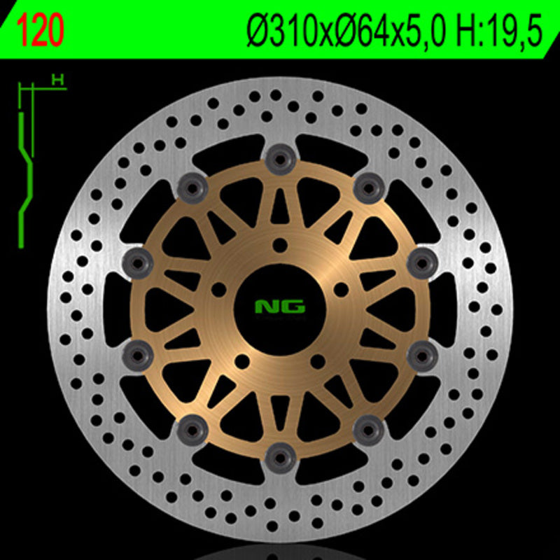 Suzuki Gsf 1200 S Bandit [NG BRAKE DISC] - disco de freno flotante redondo