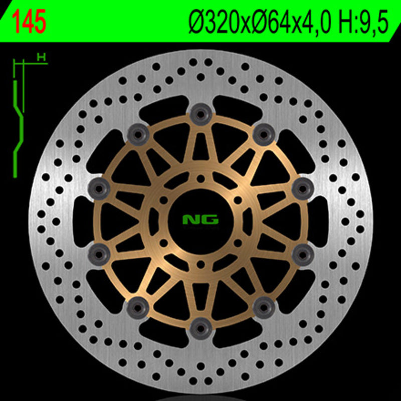 Benelli Tre 1130 K [NG BRAKE DISC] - disco de freno flotante redondo