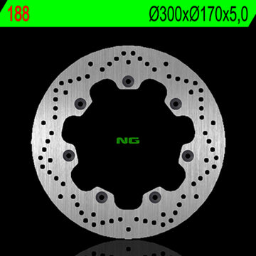 Kawasaki Gpz 1100 [NG BRAKE DISC] - disco de freno rígido redondo