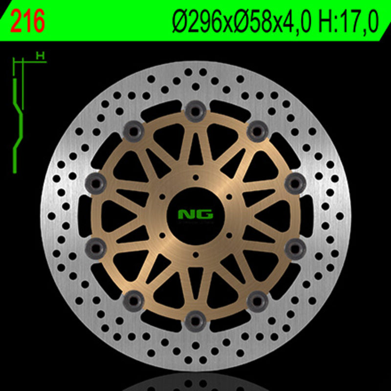Honda Cbr 900 [NG BRAKE DISC] - disco de freno flotante redondo