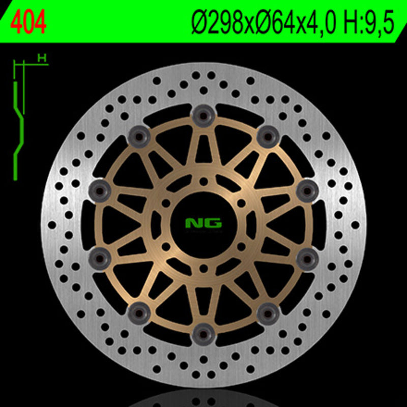 Yamaha Tdm 850 [NG BRAKE DISC] - disco de freno flotante redondo