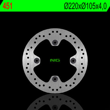 Honda Sh 125 [NG BRAKE DISC] - disco de freno rígido redondo