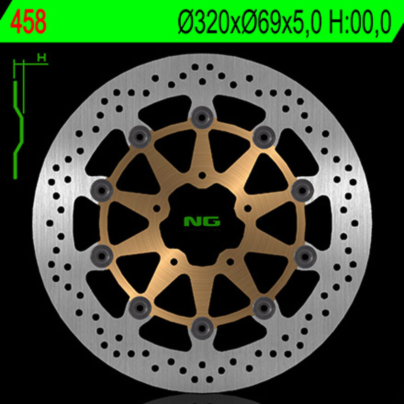 Suzuki Hayabusa [DISCO DE FRENO NG] - disco de freno flotante redondo