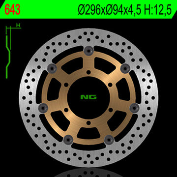 Honda Cb 900 [NG BRAKE DISC] - disco de freno flotante redondo