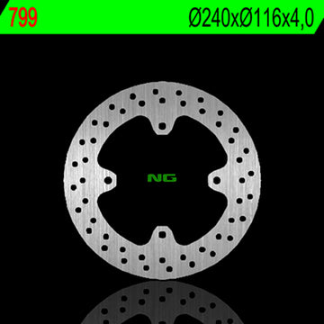 Kawasaki Kx 250 [NG BRAKE DISC] - disco de freno rígido redondo