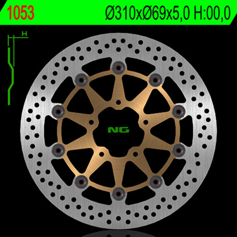 Suzuki Dl 1000 [DISCO DE FRENO NG] - disco de freno flotante redondo
