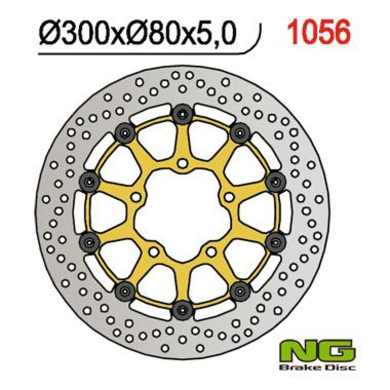 Kawasaki Kle 650 [NG BRAKE DISC] - disco de freno flotante redondo