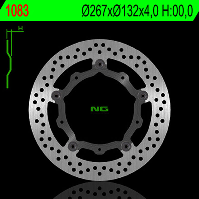Yamaha T-Max 560 Tech Max [NG BRAKE DISC] - disco de freno flotante redondo