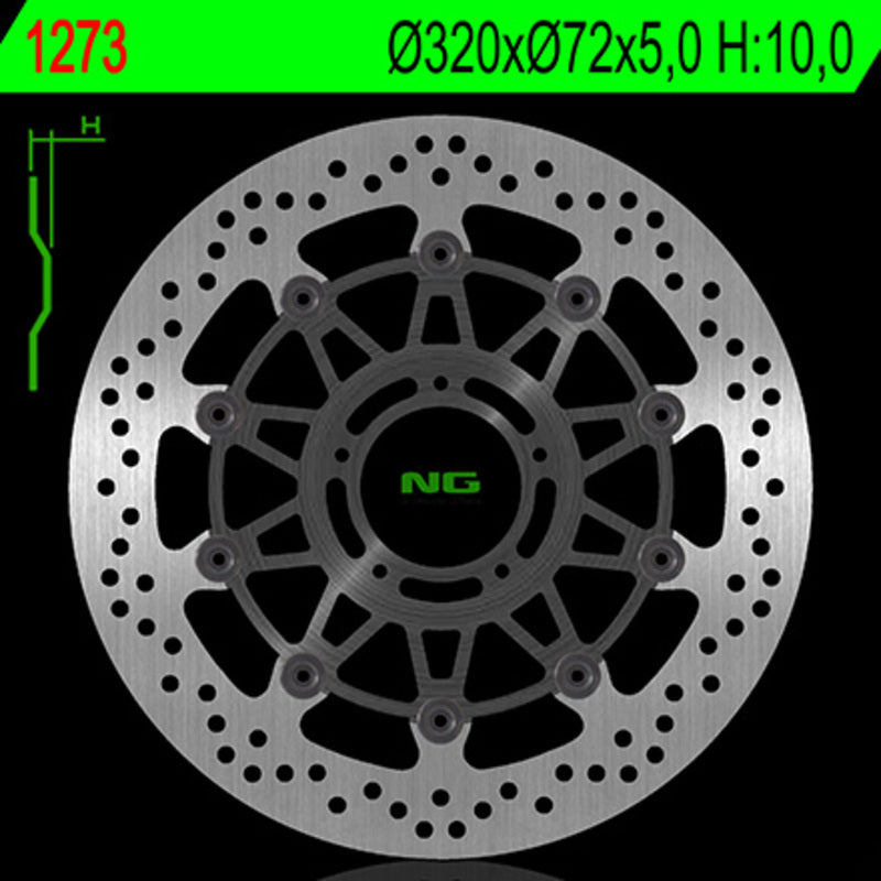 Ducati Desert X 937 [NG BRAKE DISC] - disco de freno flotante redondo