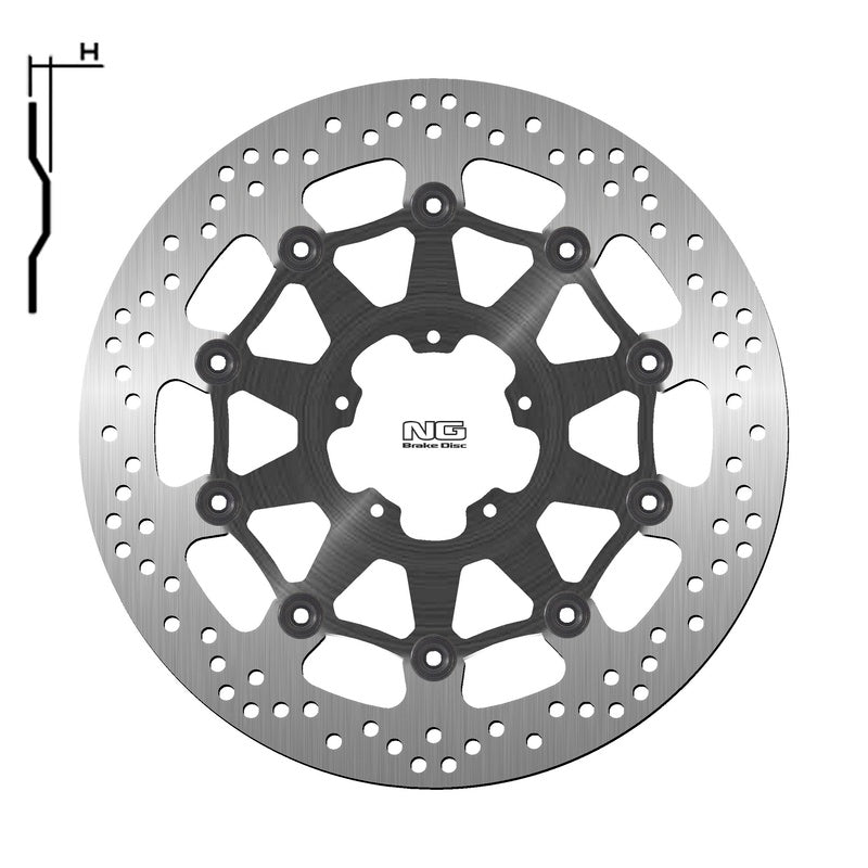 Ducati Scrambler 800 [NG BRAKE DISC] - disco de freno flotante redondo