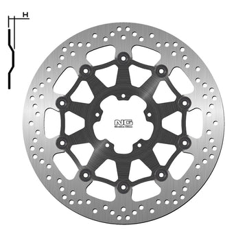 Ducati Scrambler 800 [NG BRAKE DISC] - disco de freno flotante redondo