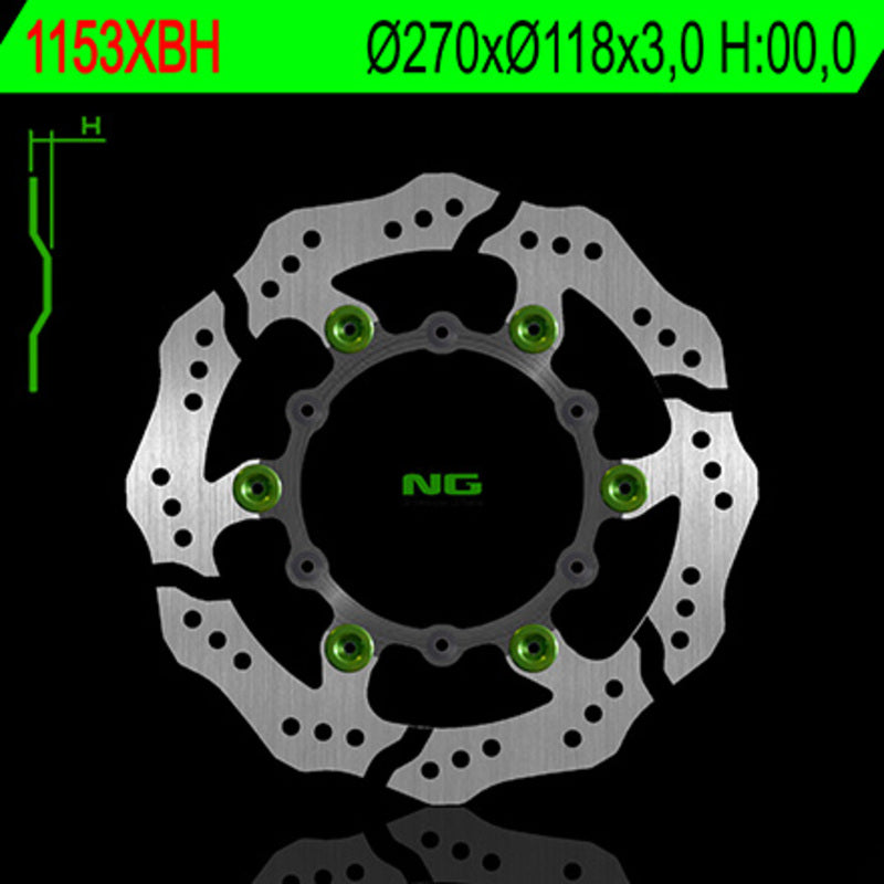 Yamaha Yz 450 [NG BRAKE DISC] - Disco de freno flotante Wave