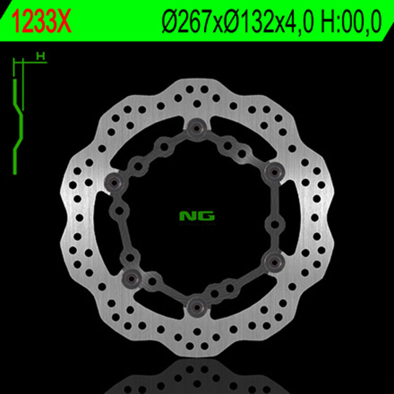 Yamaha T-Max 560 Tech Max [NG BRAKE DISC] - Disco de freno flotante Wave