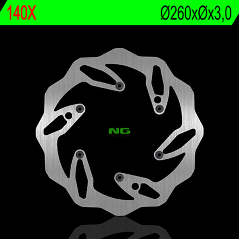 Husaberg Fe 501 [NG BRAKE DISC] - Disco de freno rígido ondulado