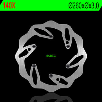 Husaberg Fe 501 [NG BRAKE DISC] - Disco de freno rígido ondulado