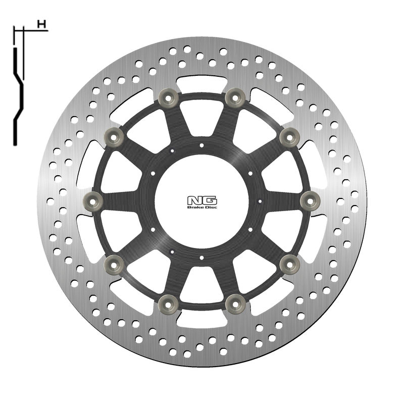 Honda Varadero Xl 1000 [NG BRAKE DISC] - disco de freno redondo flotante