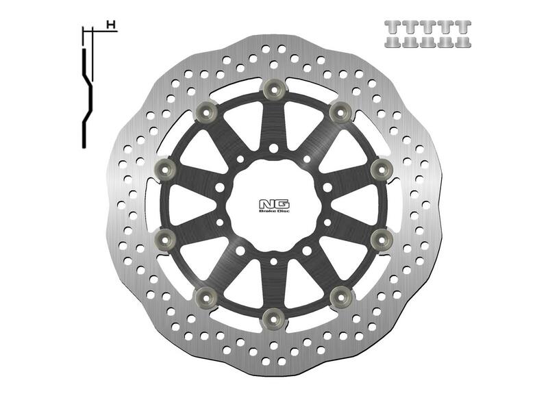 Kawasaki Vulcan S [NG BRAKE DISC] - Disco de freno flotante Wave