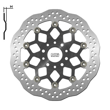 Ktm 790 Duke [DISCO DE FRENO NG] - Disco de freno flotante Wave