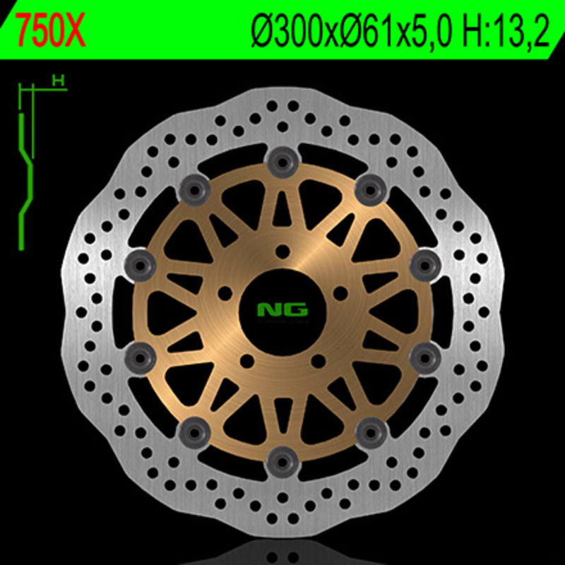 Kawasaki Z 750 [NG BRAKE DISC] - Disco de freno flotante Wave