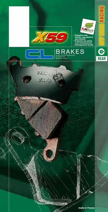 Husqvarna TE 610 [frenos CL] - pastillas de freno de metal sinter fuera de carretera - 0