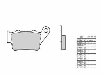 Husqvarna TE 610 [Brembo] - pastillas de freno